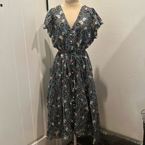 Trovata Birds of Paradis Floral Dress